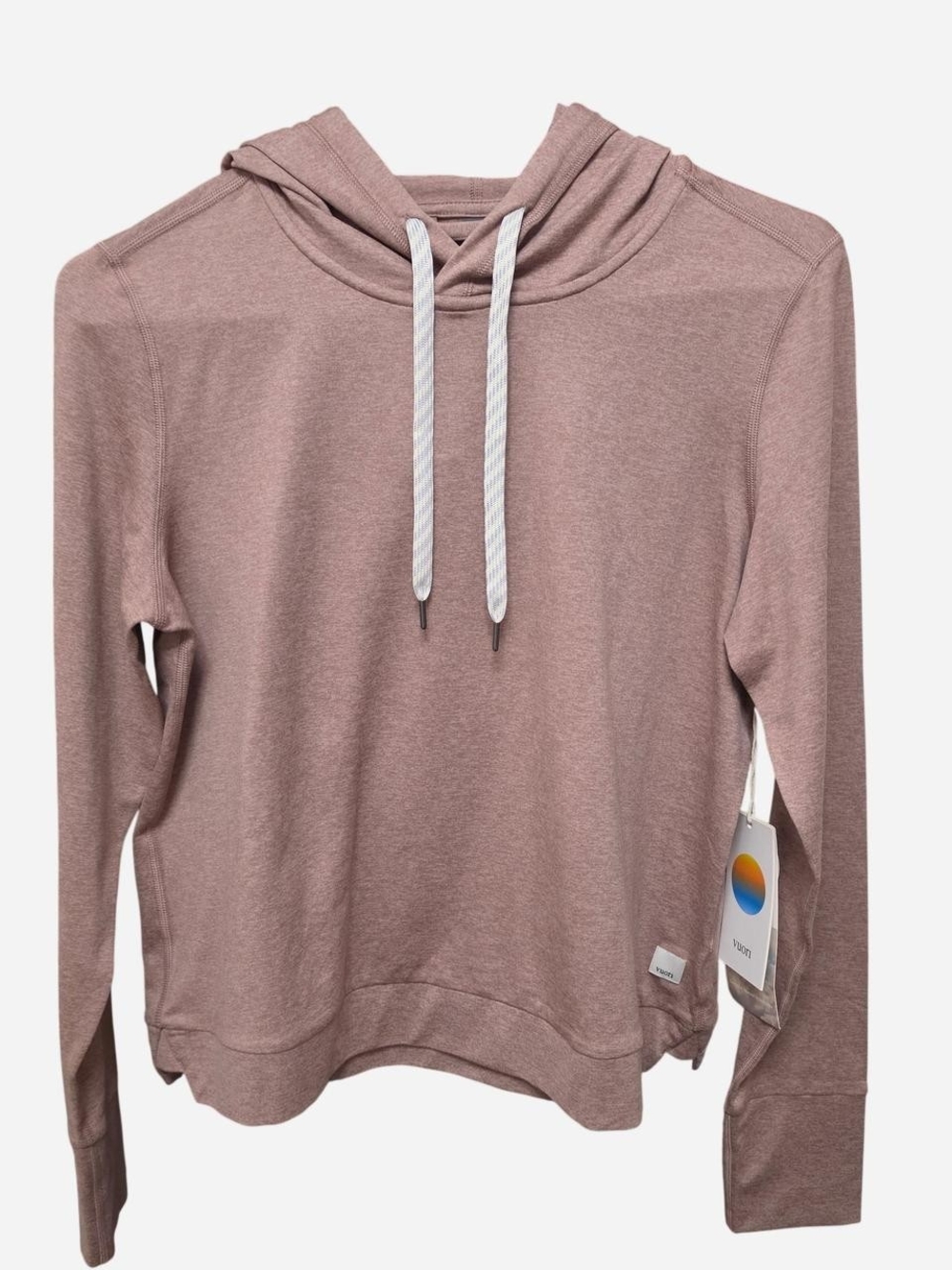 Vuori Rose Pullover Hoodie with White Drawcords